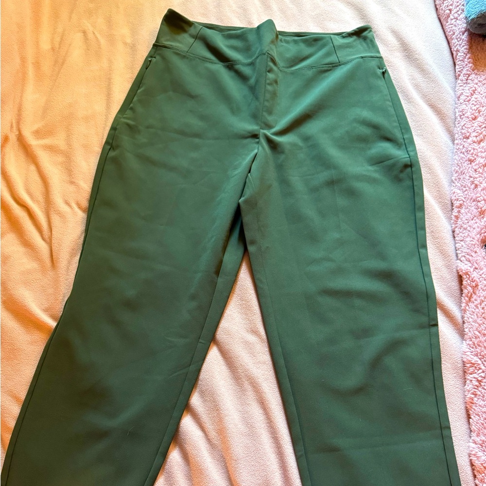 Kirkland Signature Green Straight-Leg Trousers